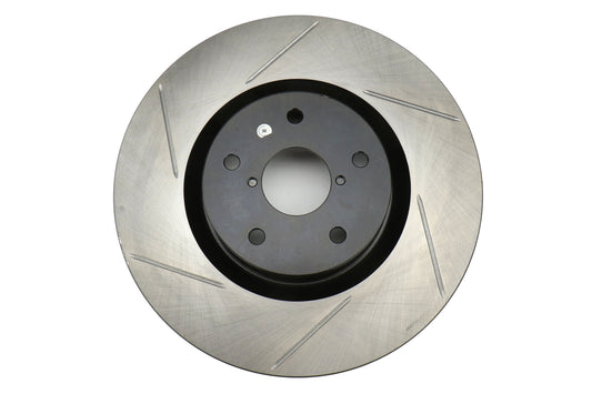 STT126.47022SR Stoptech Slotted Front Right Rotor Single - Subaru STI 2005-2017,