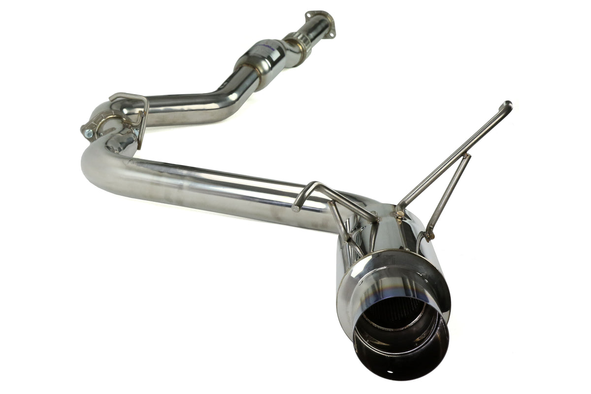INVHS08SW4GTT Invidia N1 Cat Back Exhaust Single Titanium Tip - 2008-2014 Subaru WRX Sedan / 2011-2014 Subaru STI Sedan,