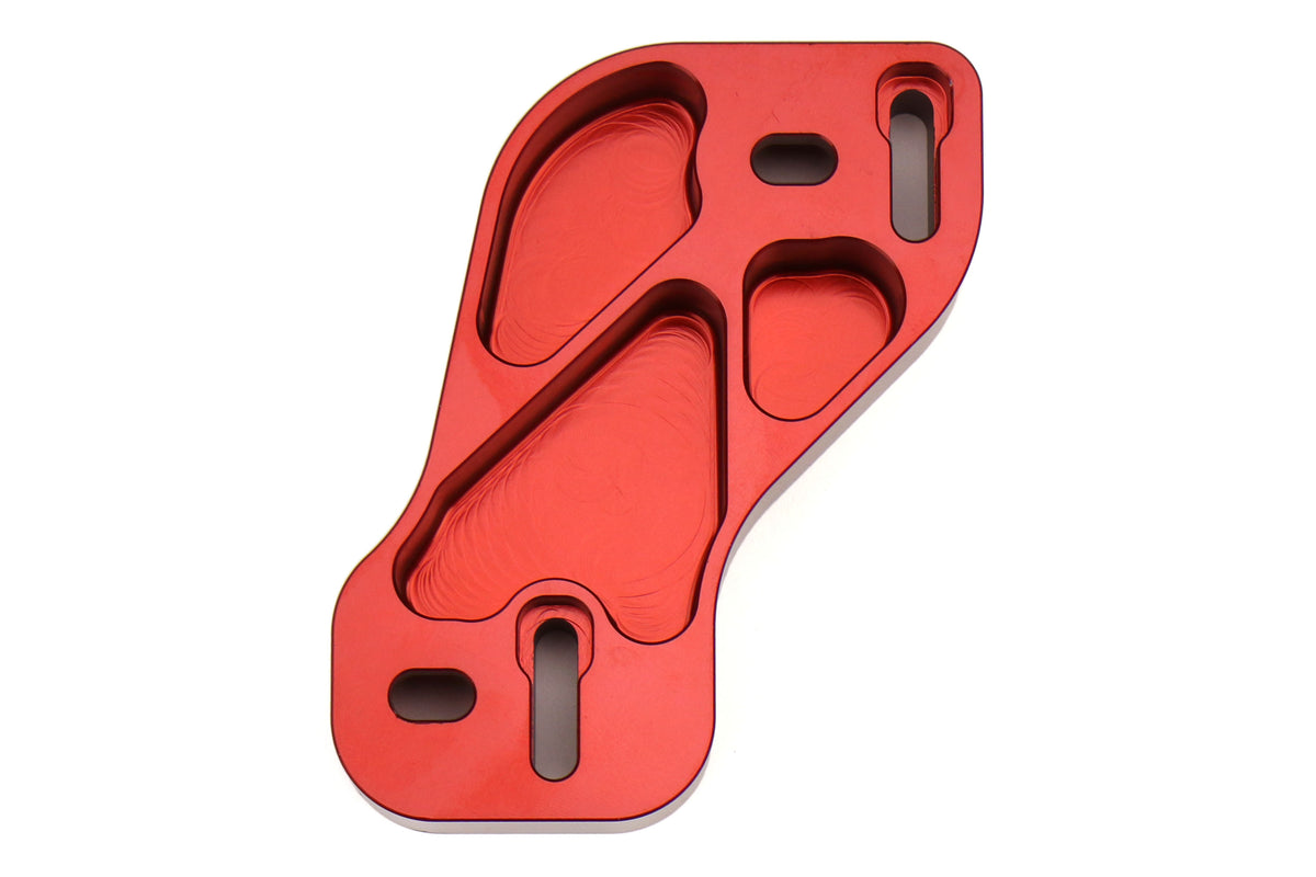 VERA0100A-RED Velox Pedal Spacer Kit - 2013+ FT86-Red,