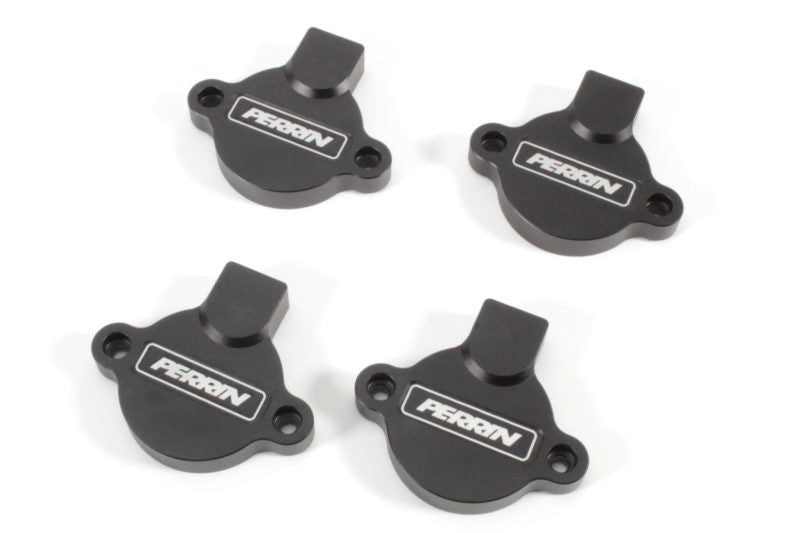 PERPSP-ENG-172BK PERRIN Performance Black Cam Solenoid Covers - Subaru WRX 2015+,