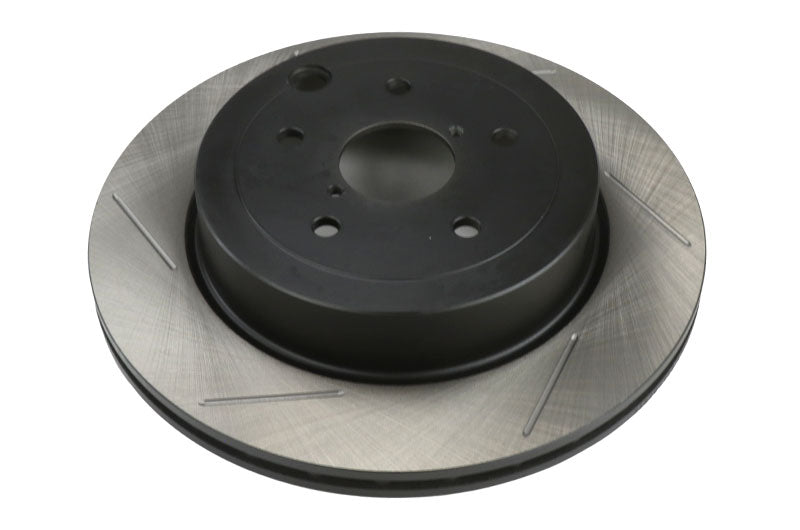 STT126.47030SR Stoptech Slotted Rear Right Rotor Single - 2008-2017 Subaru STI,