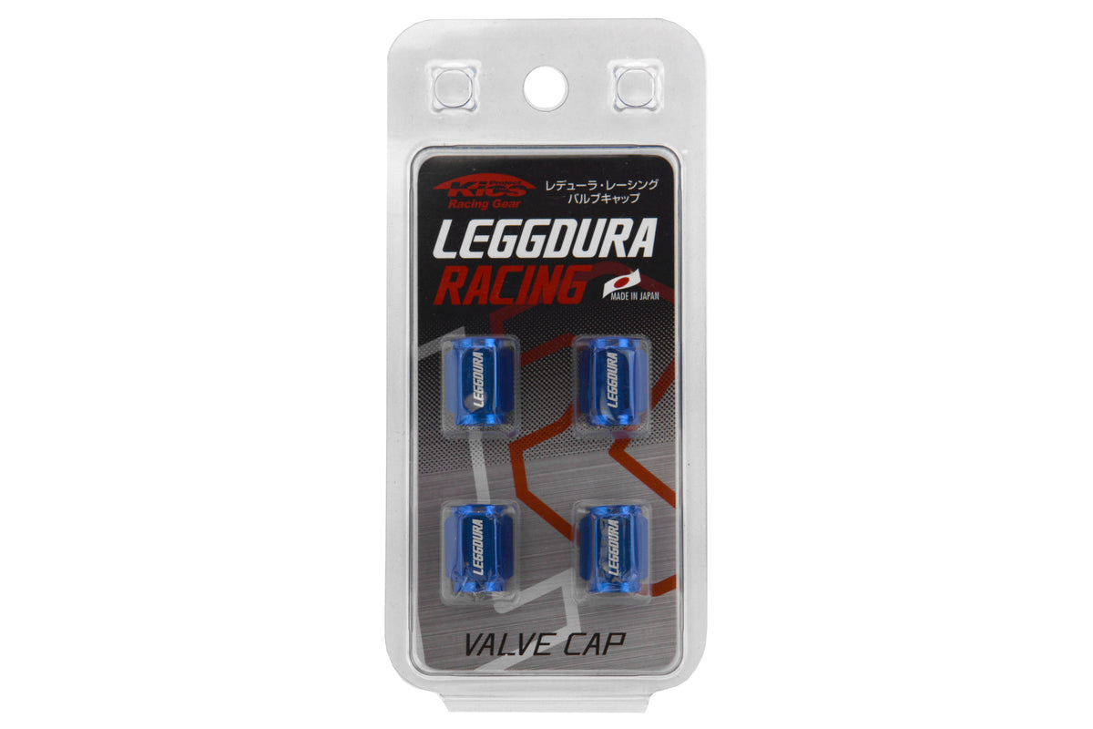 KICWCKIVU Project Kics Leggdura Valve Cap Set - Universal-Blue,