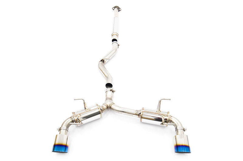 MXPMXCRFT86B MXP Comp RS TI Tips Catback Exhaust System Blue Tips - 2013+ FT86,
