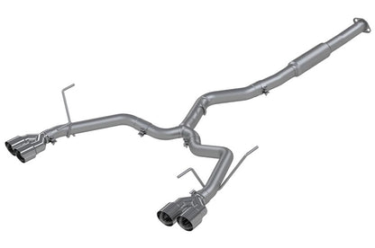 MBRS4802304 MBRP Race 3in Quad Tip Cat Back Exhaust - 2015+ WRX / STI-Stainless Steel,