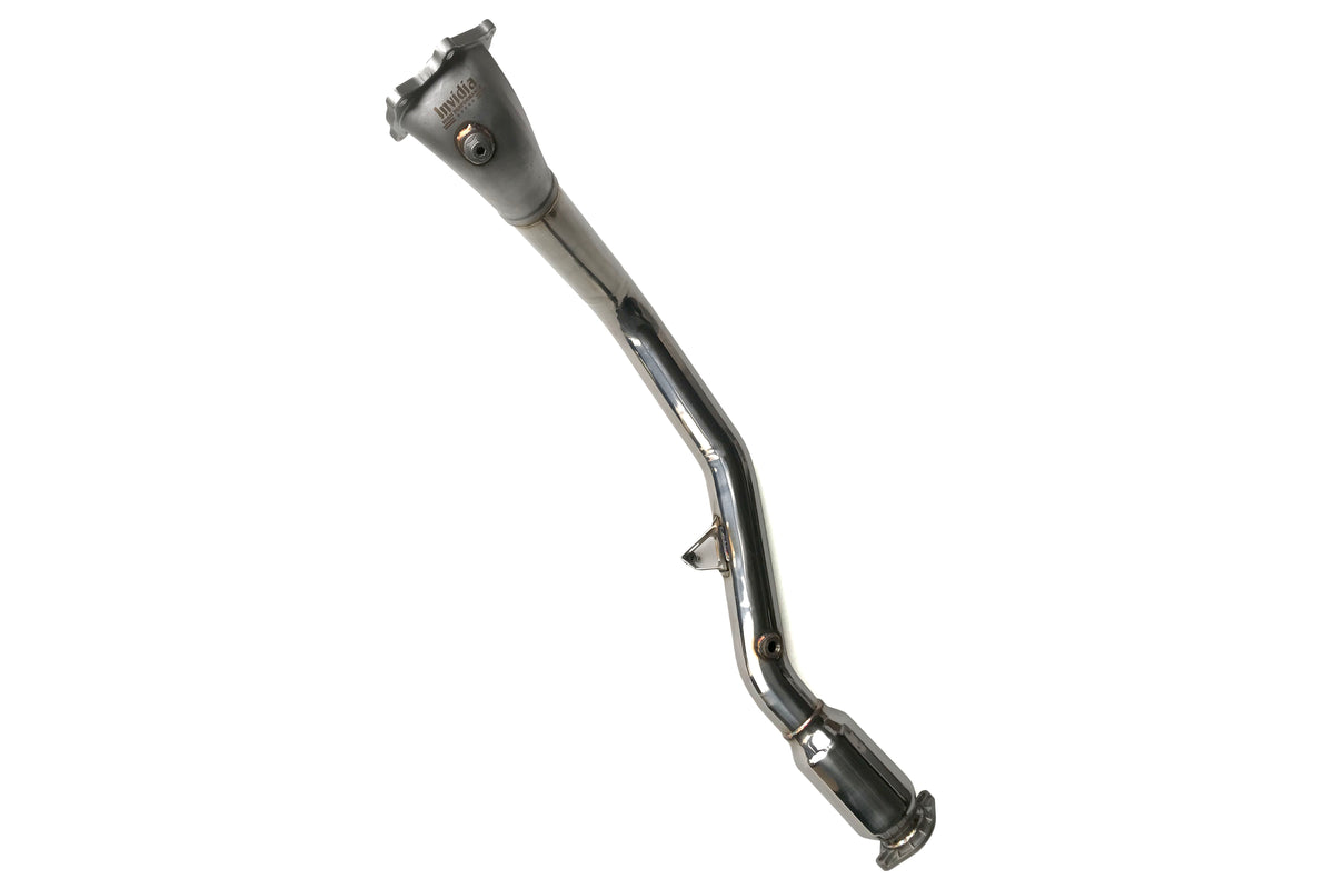 INVHS08SW1DOCB Invidia Catted Downpipe Divorced Wastegate With 2 Bungs - 2008-2014 Subaru WRX / 2008-2021 Subaru STI,
