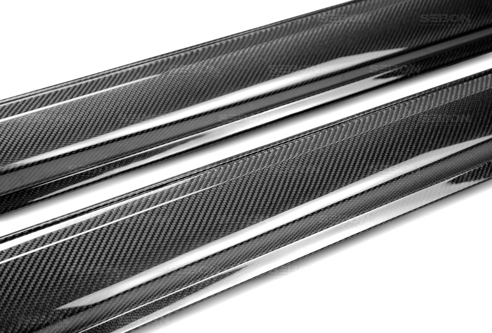 SEISS15SBIMP-OE 15-20 Subaru WRX & STI Seibon Carbon Fiber OEM Style Side Skirts,