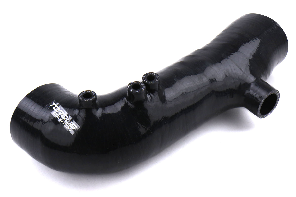 TQSTS-SU-565-R Torque Solution Turbo Inlet Hose 3in Black - Subaru WRX 2002-2007 / STI 2004+ / Forester XT 2004-2008,