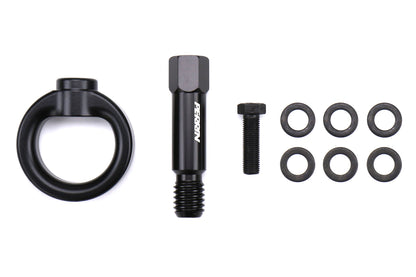 PERPTP-BDY-230BK Perrin Front Tow Hook Kit - 2020 Supra-Black,