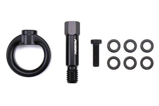 PERPTP-BDY-230BK Perrin Front Tow Hook Kit - 2020 Supra-Black,