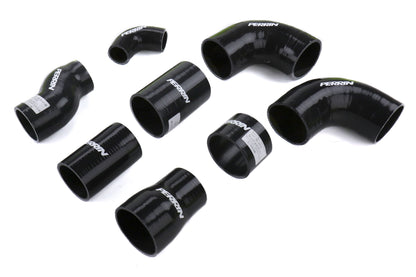 PERPSP-ITR-438-2NY/BK Perrin Front Mount Intercooler Tubes and Couplers (Neon Yellow) - 2015+ STI,