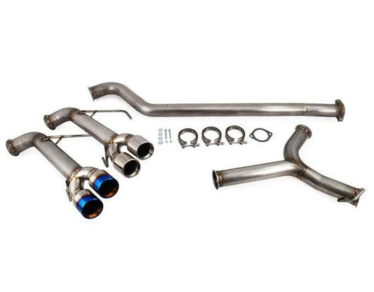 SKU: 200-30-EXH-009,,ETS Catback Exhaust System Extreme No Mufflers Add Resonator Polished Tips,