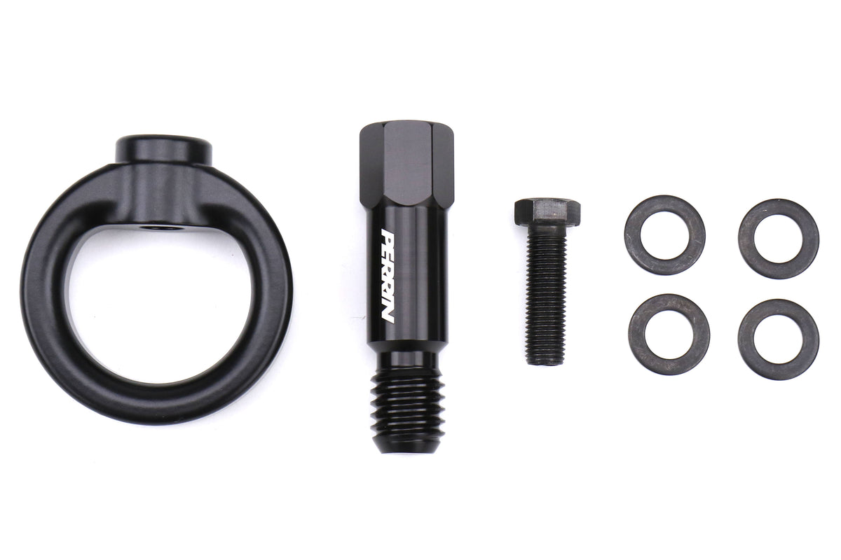 PERPTP-BDY-250BK Perrin Rear Tow Hook Kit - 2020 Supra-Black,