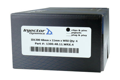 IND1300.48.11.WRX.4 Injector Dynamics Fuel Injectors 1300cc,