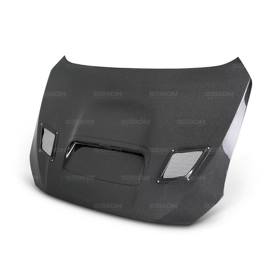 SEIHD15SBIMP-CS Seibon Carbon Fiber CS Style Hood - 2015+ WRX / 2015+ STI,