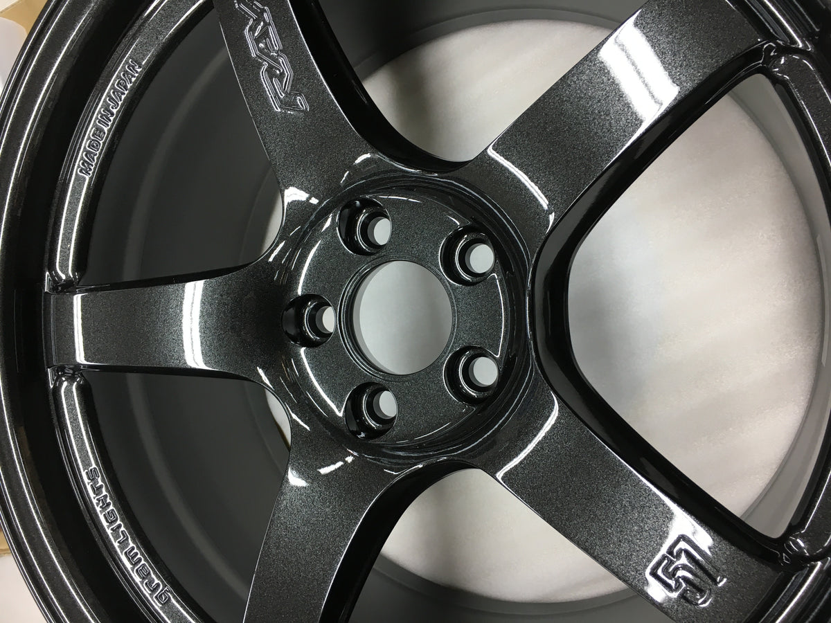 GRAWGCRX38EGBP Rays Gram Lights 57CR Subispeed Exclusive Glass Black 18x9.5 +38 - 2015+ WRX / STI,