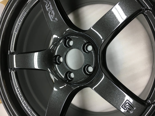 GRAWGCRX38EGBP Rays Gram Lights 57CR Subispeed Exclusive Glass Black 18x9.5 +38 - 2015+ WRX / STI,