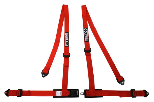 SPR04604BV1RS Sparco Belt 2 Inch 4-Point Bolt-In Harness - Universal-Red,