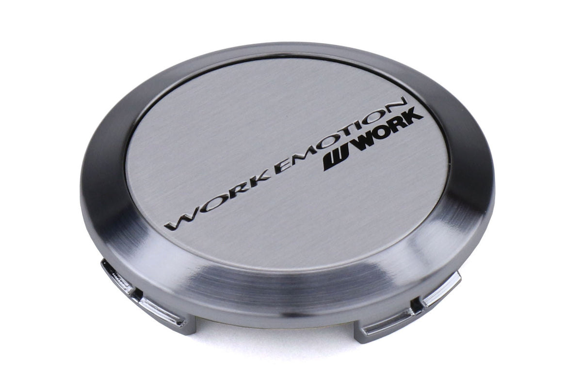 Work Wheels Emotion Center Cap Silver Flat Type - Set of 4 - Universal