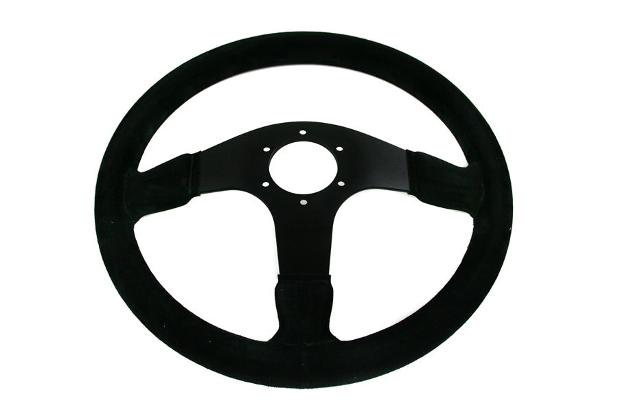 SPR015R375PSN Sparco 375 Black Suede Steering Wheel - Universal,