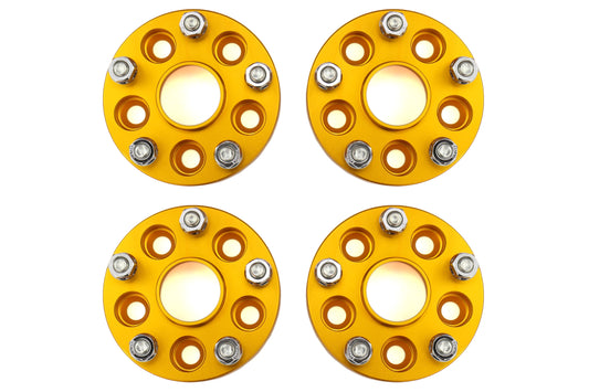 ISCWA25G ISC 5x100 to 5x114 Wheel Adapter (15mm and 25mm) - 2013+ BRZ-25mm Gold,