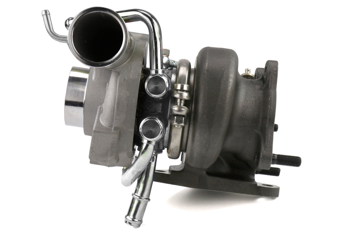 FPT2025054 Forced Performance FP BLUE Turbocharger Subaru STI 58mm 8cm EWG w/ Oil Feed Line - 2002-2007 Subaru WRX / 2004+ Subaru STI,