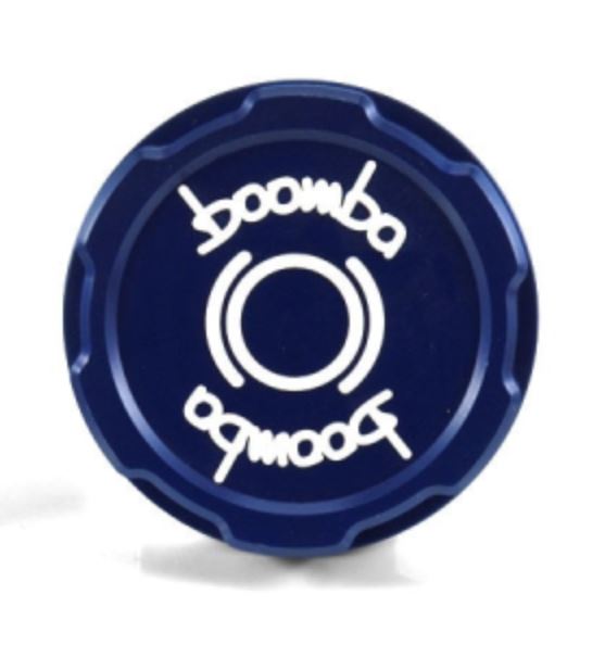 BBA031010110300 Boomba Racing Brake Reservoir Cover Cap Blue - 2015+ Subaru WRX,