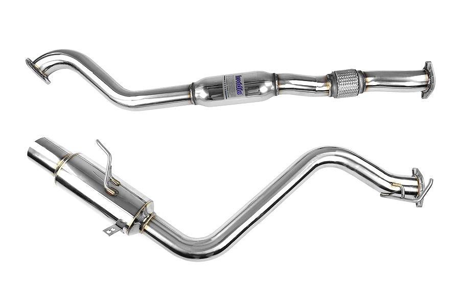 INVHS08SW4GTP Invidia N1 Cat Back Exhaust Single Tip - 2008-2014 Subaru WRX Sedan / 2011-2014 Subaru STI Sedan,