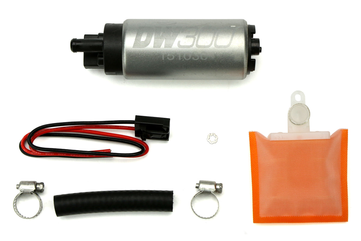 DET9-301-1000 DeatschWerks DW300 Series Fuel Pump w/ Install Kit,