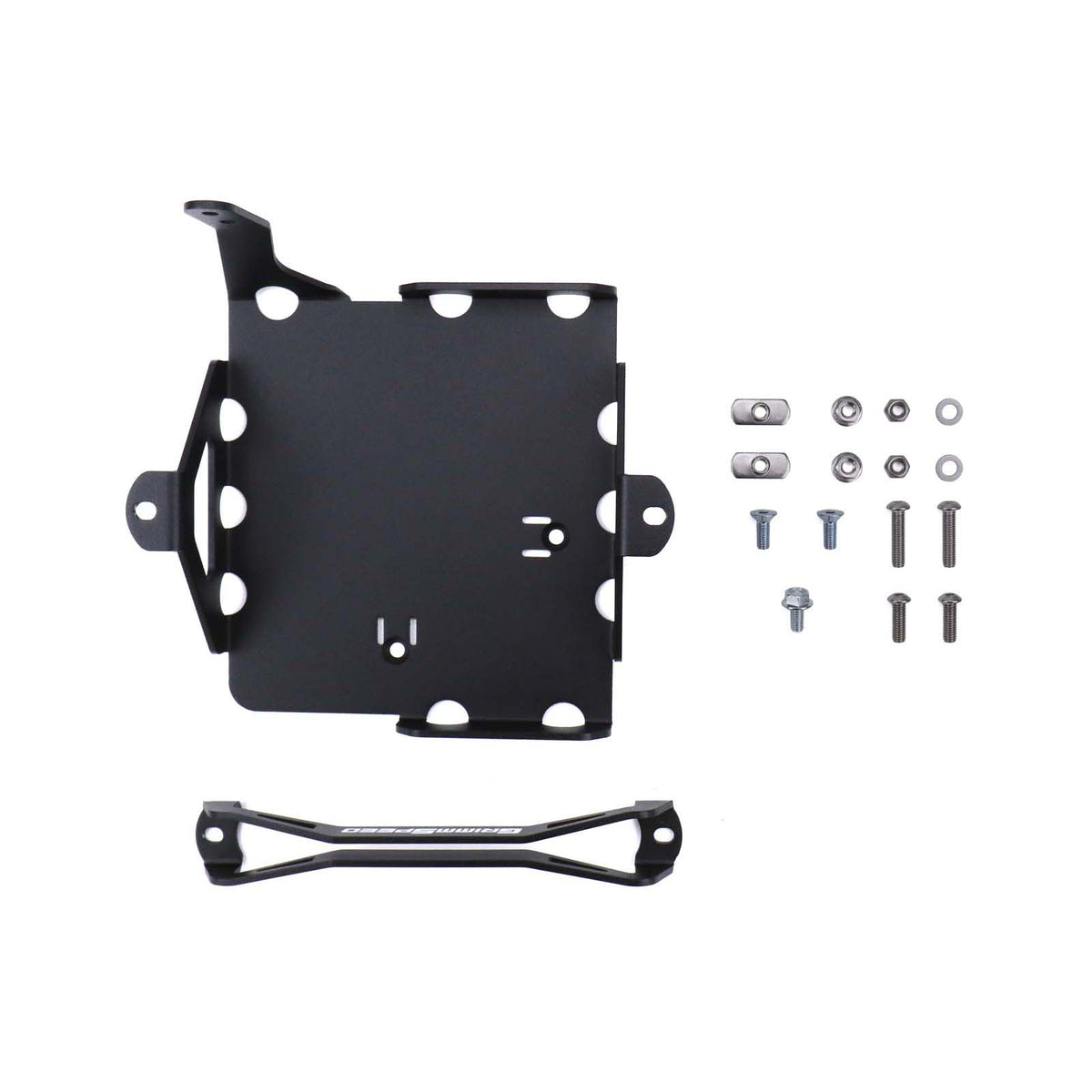 GRM121028 GrimmSpeed Lightweight Battery Mount Black - 2008-2021 Subaru WRX / STI,