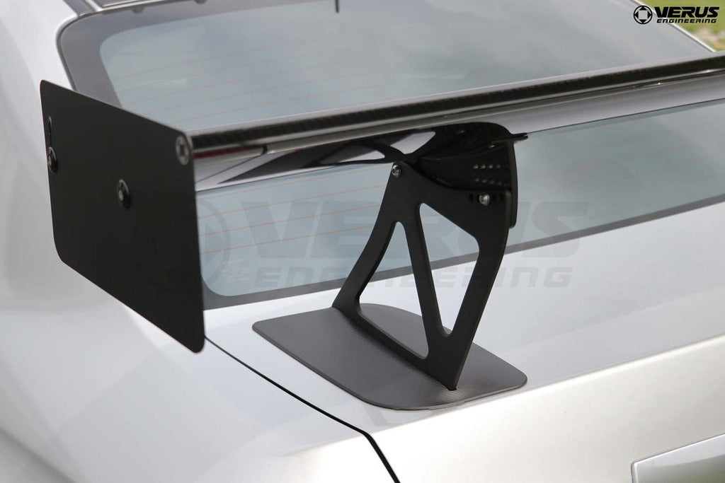 VERA0229A-CRB   -   Verus Engineering UCW Rear Wing Kit w/ Carbon Endplates  - 2011-2014 Subaru WRX/STI Sedan,