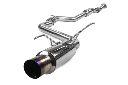 INVHS15SW4GTT Invidia N1 Resonated Single Exit Cat Back Exhaust (Titanium Tip) - 2015+ WRX / 2015+ STI,