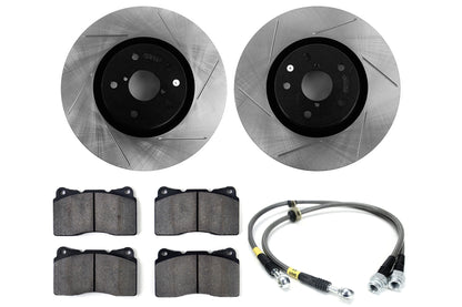 Stoptech Sport Kit Slotted Rotors Front - 2015-2017 Subaru STI