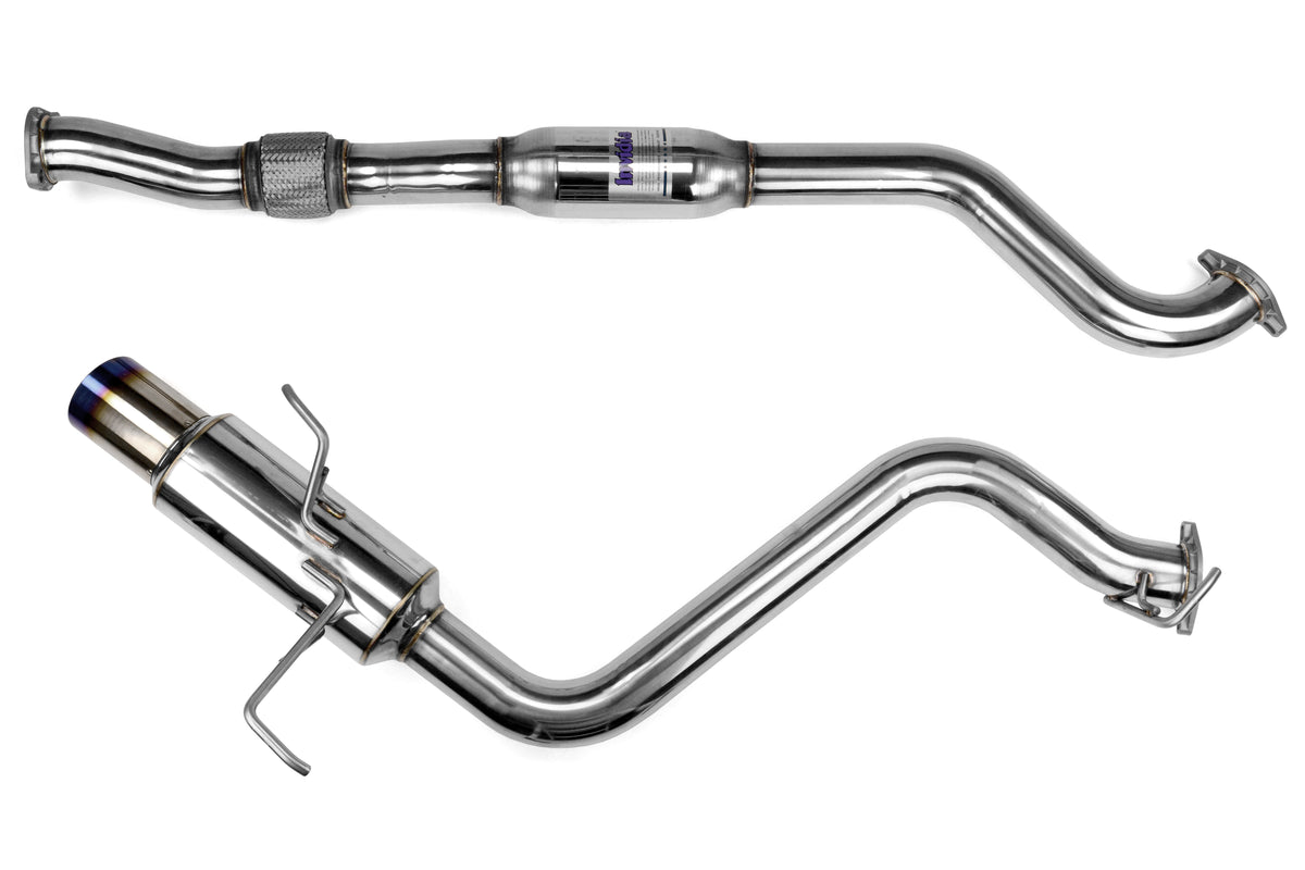 INVHS15SW4GTT Invidia N1 Resonated Single Exit Cat Back Exhaust (Titanium Tip) - 2015+ WRX / 2015+ STI,
