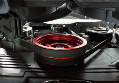 PERPSP-ENG-100RD Perrin Lightweight Crank Pulley - 2015+ STI-Red,