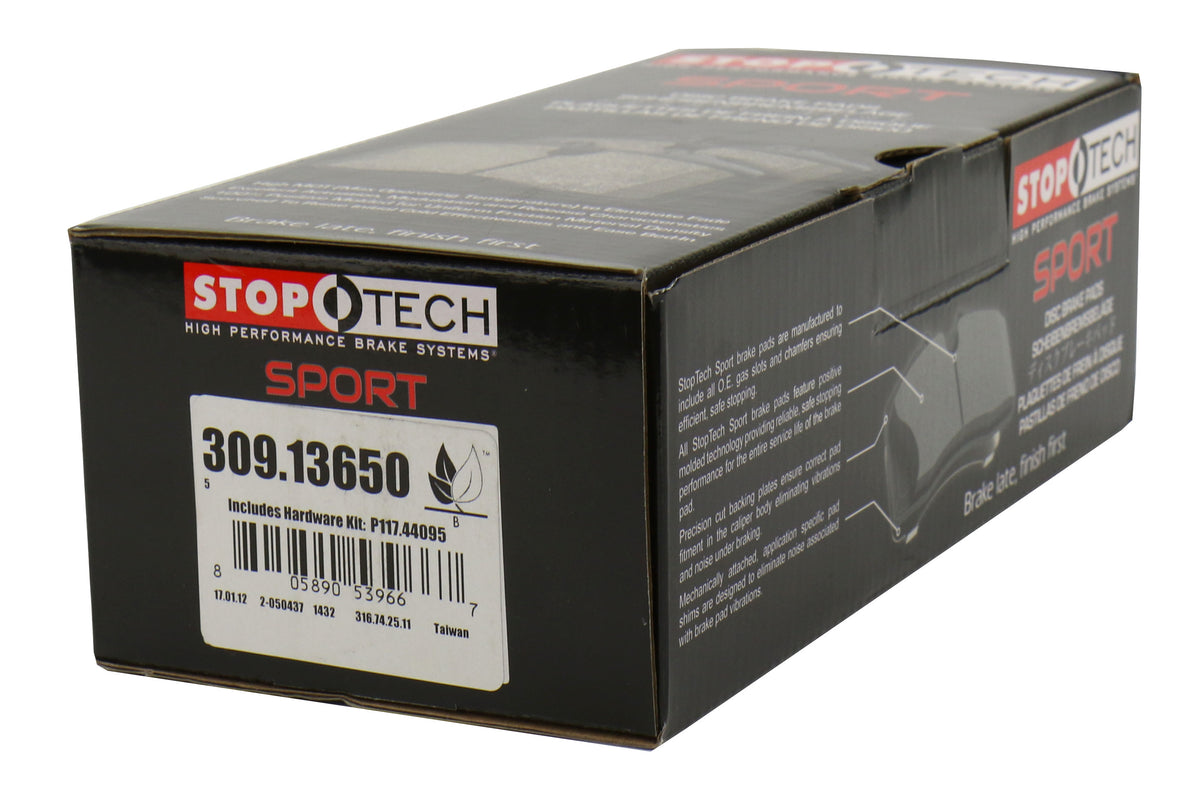 STT309.13650 Stoptech Sport Brake Pads Front - 2018-2020 Subaru STI,