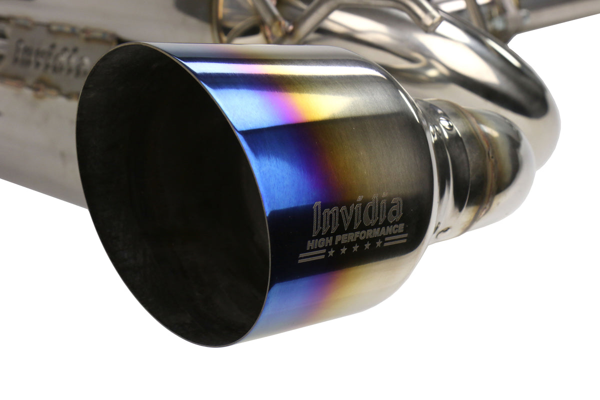 INVHS12SST7GM1ST Invidia Gemini (R400) Dual Tip Exhaust - 2013+ FR-S / BRZ / 86-Titanium Tips,