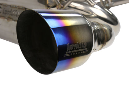 INVHS12SST7GM1ST Invidia Gemini (R400) Dual Tip Exhaust - 2013+ FR-S / BRZ / 86-Titanium Tips,