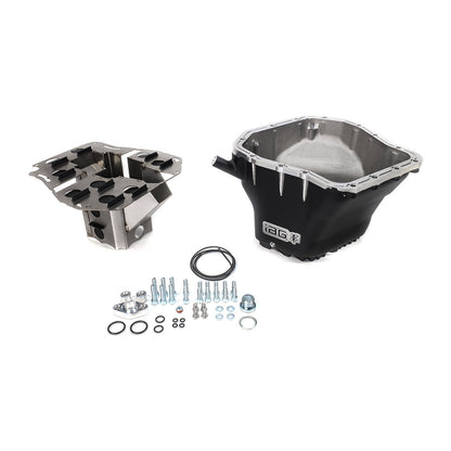 IAGIAG-ENG-2203BK IAG EJ Competition Series Oil Pan w/ Removable Comp Series Lower Baffle - Black Finish (Pan & CS Baffle Only),
