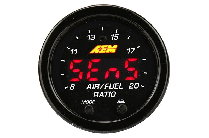 AEI30-0334 AEM Electronics X-Series Wideband AFR Gauge w/OBDII Connectivity - Universal,