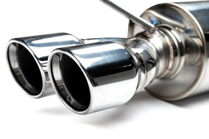 ETS200-60-EXH-007 ETS Cat-Back Exhaust System w/Muffler Non-Resonated Polished Tips - 2022+ Subaru WRX,