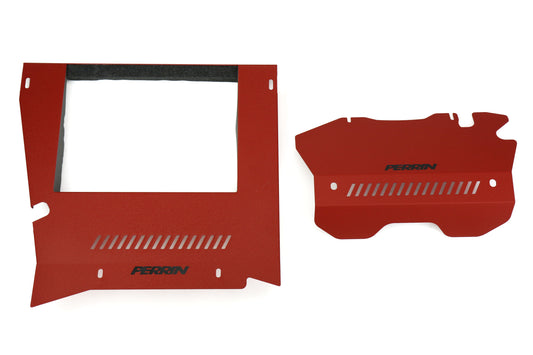 PERPSP-ENG-165RD Perrin Engine Cover Kit - 2015+ WRX-Red,