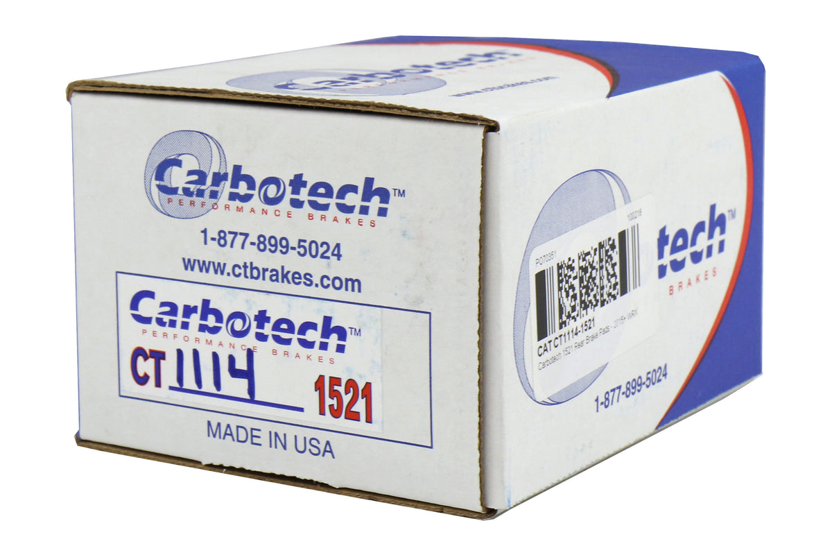 CATCT1114-1521 Carbotech 1521 Rear Brake Pads - 2015+ WRX,