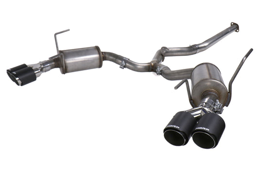 MBRS48003CF MBRP Street 3in Quad Tip Cat Back Exhaust - 2015+ WRX / STI-Carbon Fiber,