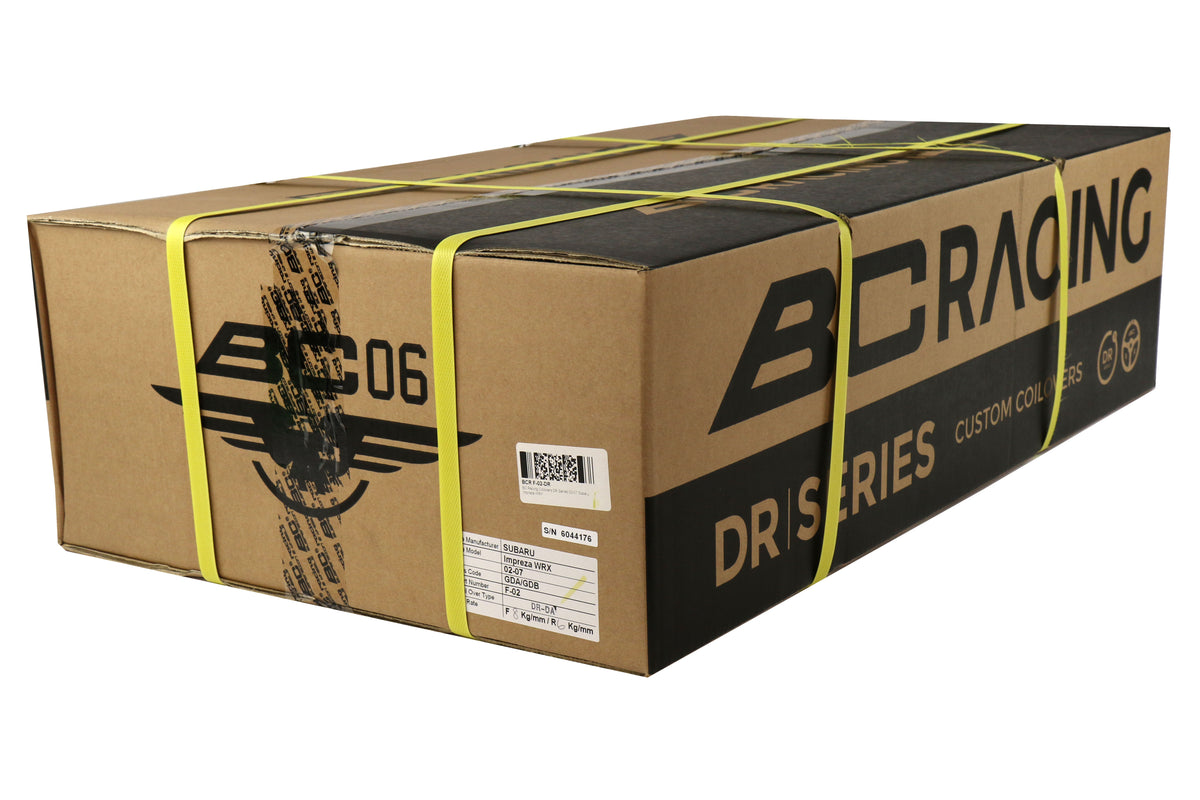 BCRF-02-DS BC Racing DS Series Coilovers - 2002-2007 Subaru WRX / 2004+ Subaru STI,