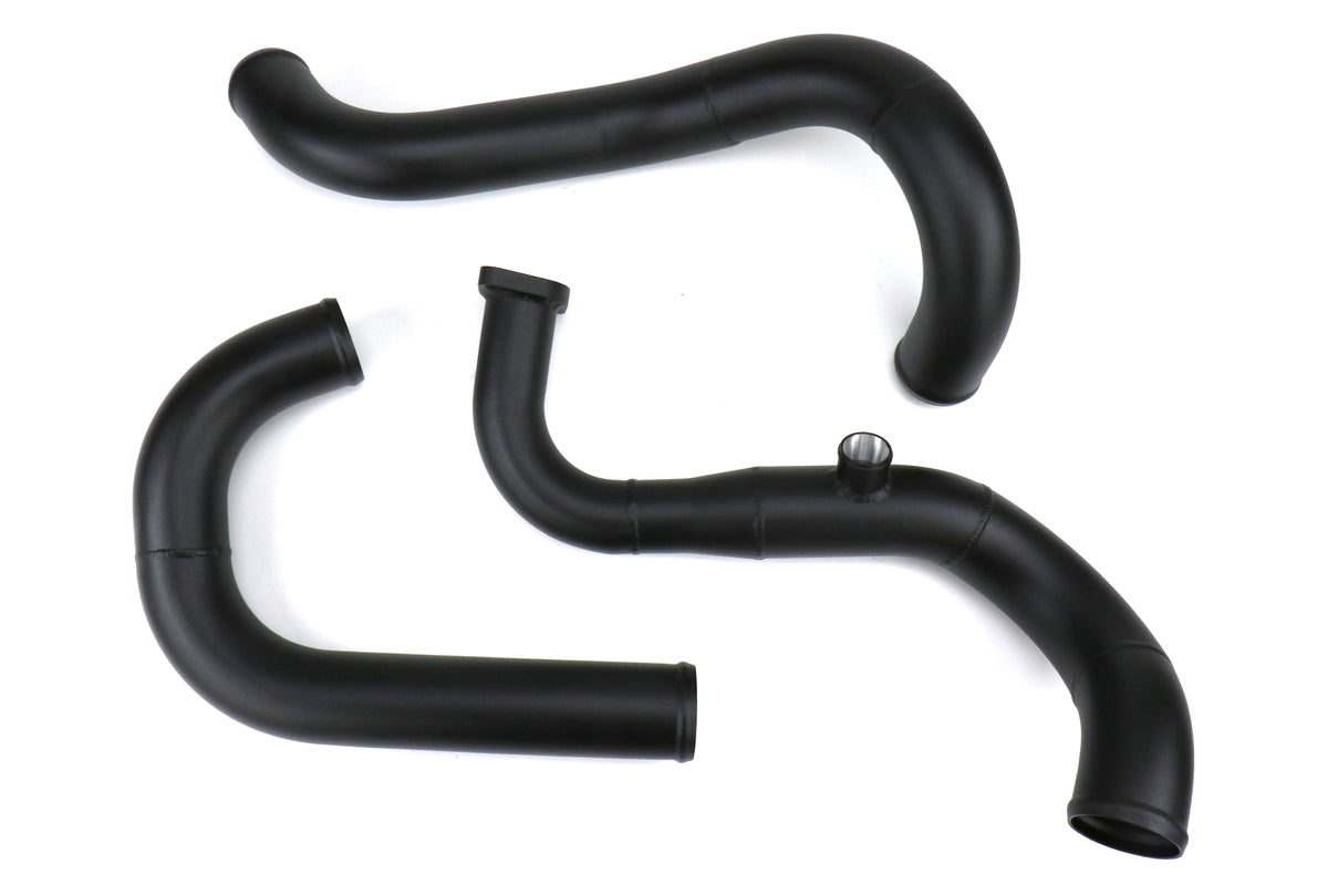 TXSW15-FMIC-BLK TurboXS Front Mount Intercooler Kit - 2015+ WRX-Wrinkle Black,