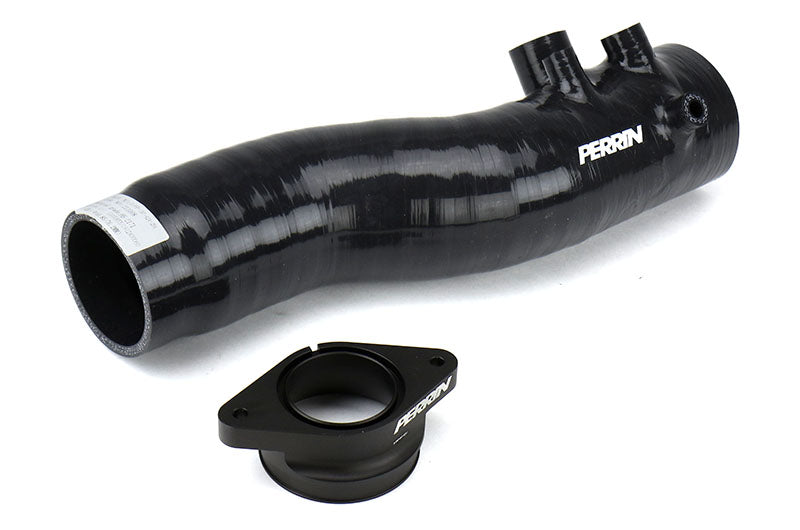 PERPSP-INT-424BK Perrin 3.0" Turbo Inlet Hose With Nozzle - 2015-2018 WRX-Black,
