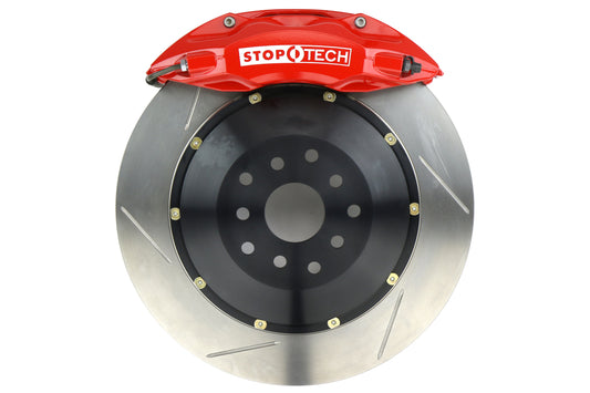 STT83.843.4700.71 StopTech Front 4 Piston ST-40 Big Brake Kit (355x32mm) - 2015+ WRX-Red-Slotted,