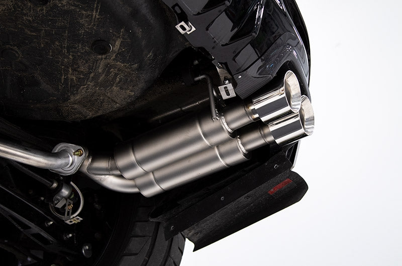 CPESBAE00002T CP-E Austenite Axle Back Quad Mufflers 4in Titan Tips - 2015+ WRX / STI,