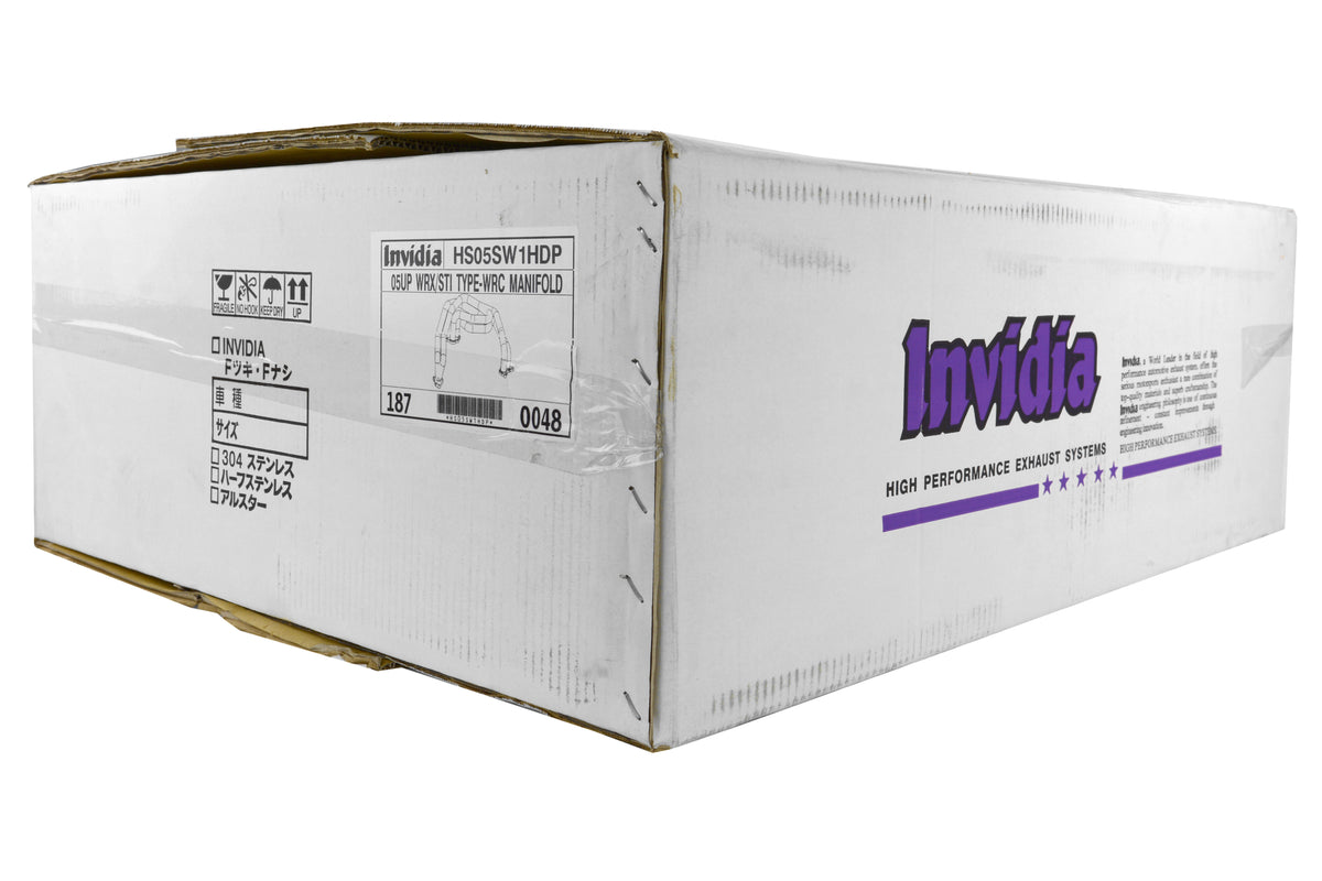 INVHS05SW1HDP Invidia Equal Length Big Piping Exhaust Manifold - 2015-2021 Subaru STI,
