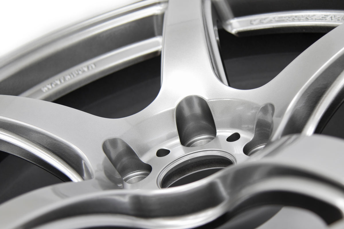 WORWT5R199535YGSL WORK Wheels Emotion T5R 19x9.5 +35 5x114.3 Glow Silver - 2015+ WRX / STI,